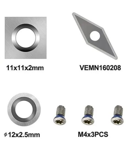 交換可能なカービッド挿入 カービッド木材加工ツールセット