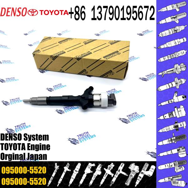 Инжектор высококачественного дизельного топлива 095000-5520 Для TOYOTA HILUX 2KD-FTV 23670-0L010