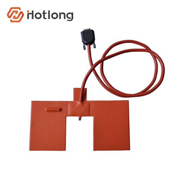 High Temperature Furnace 25x25mm Silicone Rubber Heating Pad