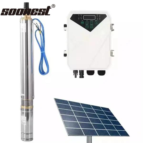 Samking Submersible Solar Water Pump Solar Pumping System For Irrigation Solar Borehole Water Pump System For 150M Depth