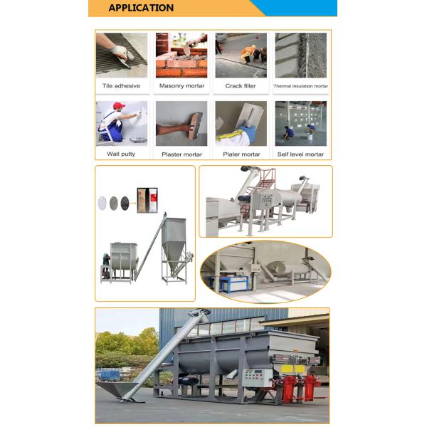 Planta de mortero seco Planta de mezcla de mortero seco Planta de cemento