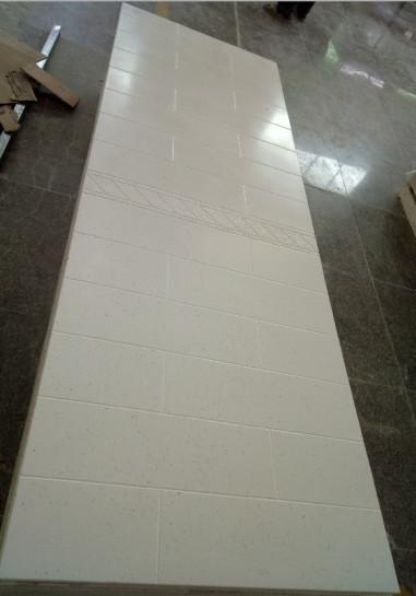 No Mildew Natural Cultured Marble Shower Walls Strong Temperature Resistant