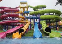 Color brillante modificado para requisitos particulares FRP Aqua Park Equipment grande del tobogán acuático del cuerpo