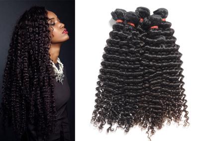 Cabelo encaracolado profundo brasileiro não processado personalizado do Virgin nenhumas lêndeas e nenhuns piolhos