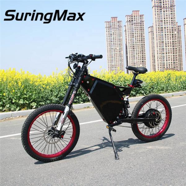 Full Suspension Powerful Ebike 72V 3000W With 45mm Magnet Hub Motor