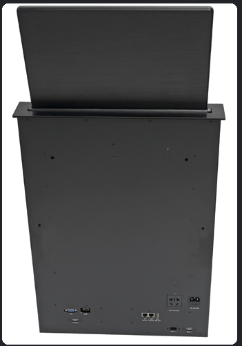 Почищенный щеткой алюминиевый Retractable монитор для комнаты видеоконференции