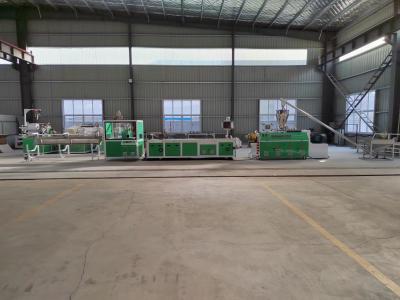 WPC Wood Plastic Sheet Extrusion Line 300kg/H Guardrail Sheet Roll Forming Machine