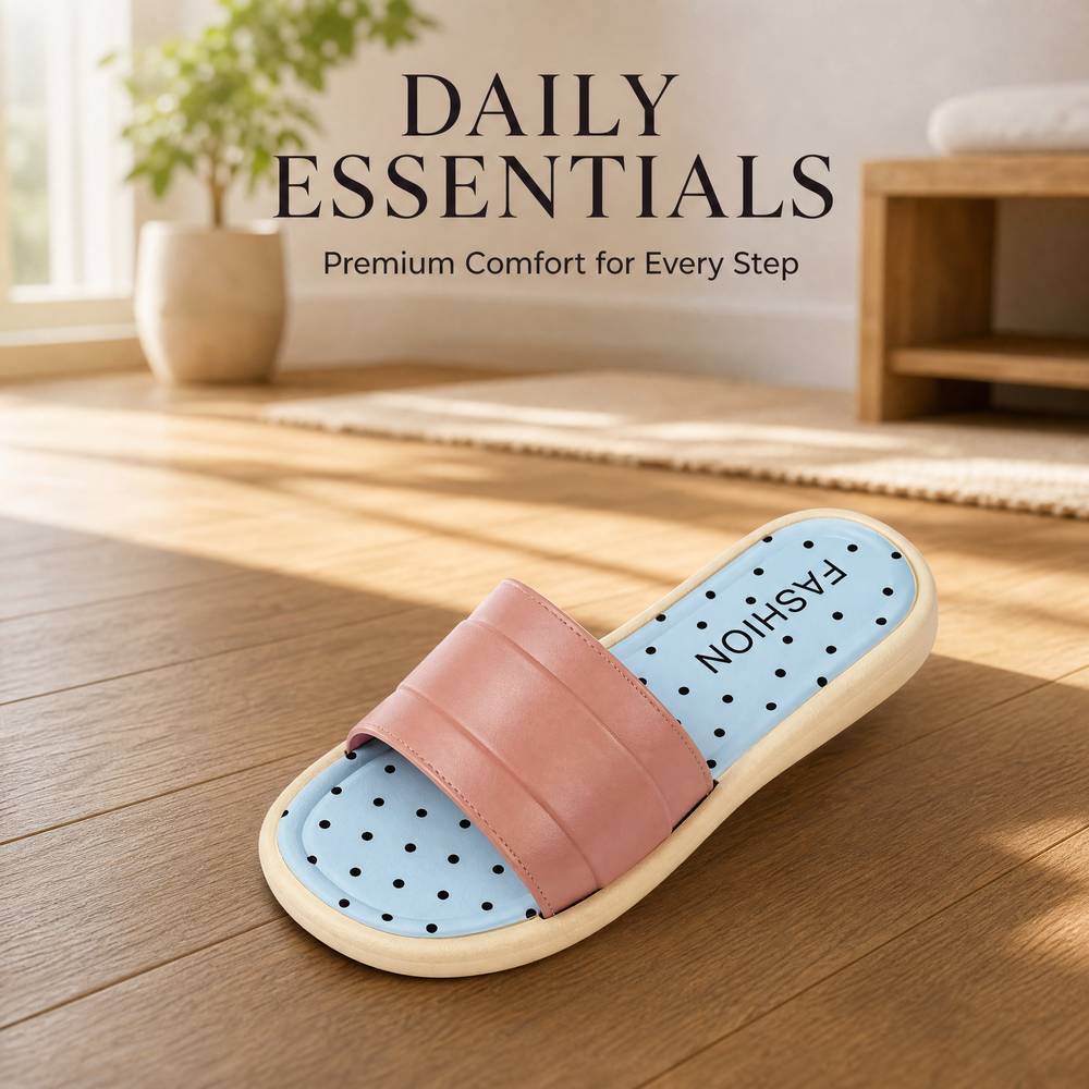 Polka Dot Single Band Slides with Thick Platform Sole | Source Factory Supply