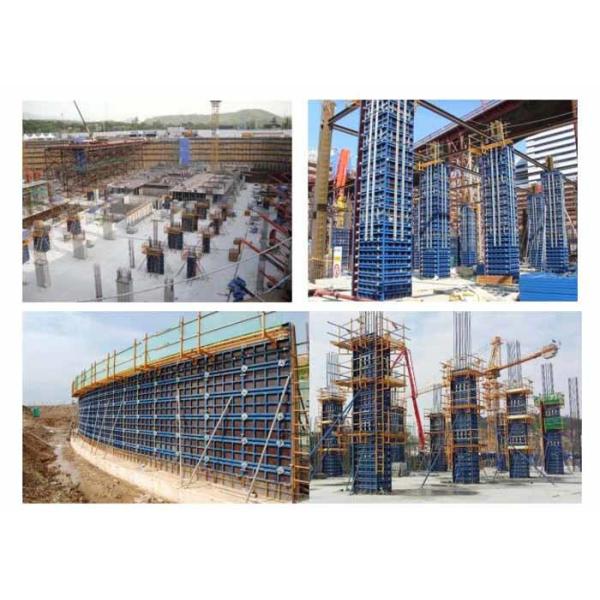 Concrete Wall Steel Frame Formwork Highly Efficient With Low Labour Cost