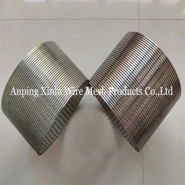 FOTI Flow type Wedge / V Wire wrapped johsnon screen pipe with 6 8 10 Diameter