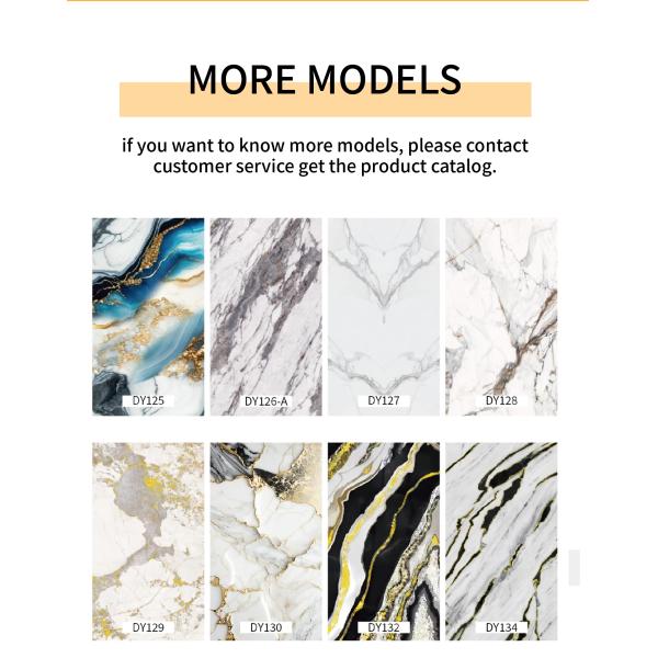 Thickness 3mm PVC Wall Panel / PVC Marble UV Sheet Processing Service Moulding 1220x2440mm