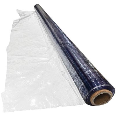 Rolo de filme claro grosso plástico azul da largura da folha 0.033mm 50cm do filme do PVC para a embalagem