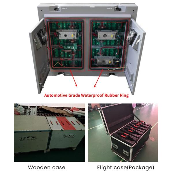 6500cd/M2 Led Advertising Panel Anti Oxidation P8 P6 P5 AC240V Advertising