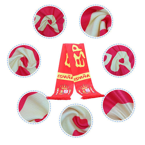 Polyester Sports World Cup Scarf Football Training Tracksuits Customized
