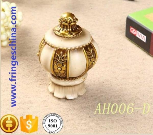 Classical delicate PP plastic curtain rod finials for home decoration