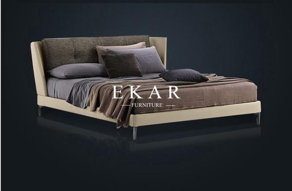 Ekar Bedroom Furniture Italian Fabric Modern King Size Bed