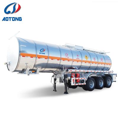 33000-48000 Liters 48 ADR Aluminum Diesel Fuel Oil Transport Tanker Truck Semi-Trailer