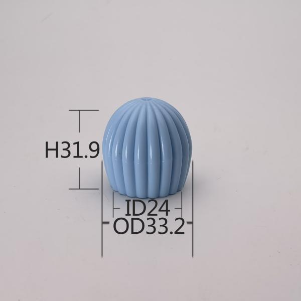 Leakproof 24MM Dome Plastic Bottle Cap 24/410 Ribbed Screw Lid