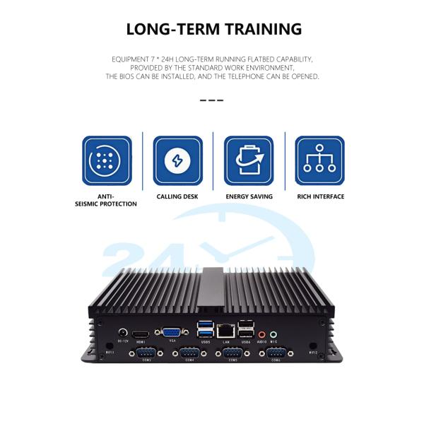 I3 Процессор Intel Desktop Mini PC Win10 2 Ethernet I3 Микромалый компьютер