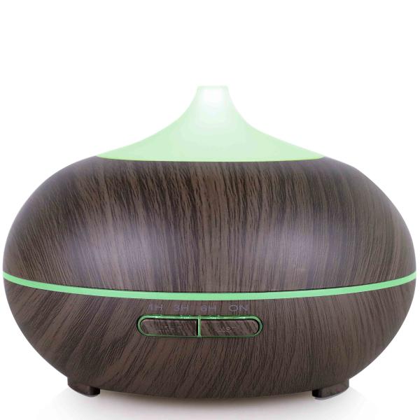 300ml Waterless Wood Grain Aroma Diffuser Auto Shut Off DITUO