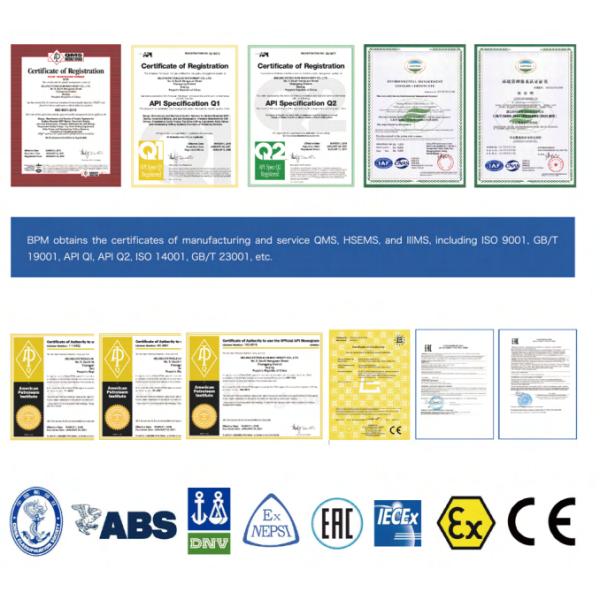Bpm Top Drive Spare Parts For Drilling Equipment In Oil And Gas Industry Api Certified
