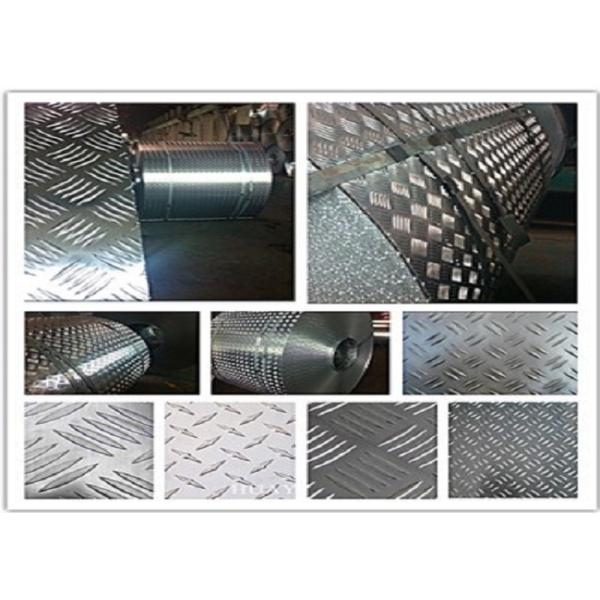 3003 Stair Tread Plates Five Bars Diamond Checker Plate Sheet For Flooring