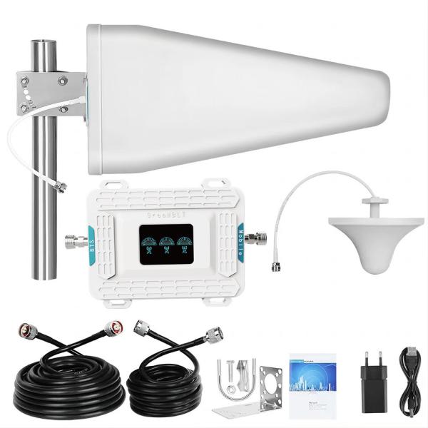 Powerful DCS Cellular Signal Booster 2G 4G Multi Band Repeater 1000sqm Coverage
