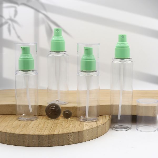 Leak-Proof PET Plastic Spray Bottle with Dual-Function Pump and TSA-Compliant 80ml for Cosmetic Packaging