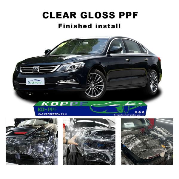 Self Healing Nano Ceramic TPH TPU Clear Car Wrap Foil Roll PPF Paint Protection Film USA Body Removable Self Adhisive