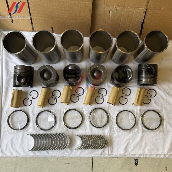 DL08 Cylinder Liner Assembly For Excavators, Doosan Daewoo Diesel Engine Repair Kit