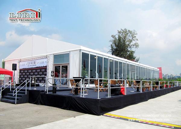 Das barracas luxuosas do casamento do partido paredes de vidro para 500 - 600 povos para o evento exterior do casamento