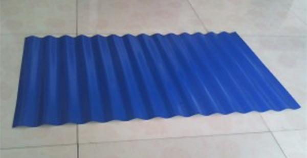 Industrial Metal Roof Panel Machine , Blue Color Roofing Sheet Forming Machine 