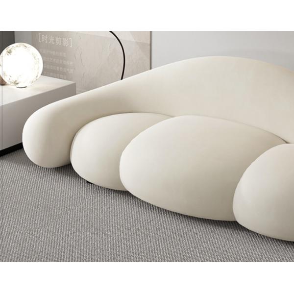 Creative Curved Living Room Sofa Luxury Modern Reception Guest Sofa