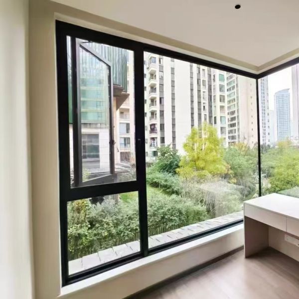 California Title 24 Certified Aluminum Casement Window with 1.8mm Wall Thickness and SHRC 0.22 for Modern Homes