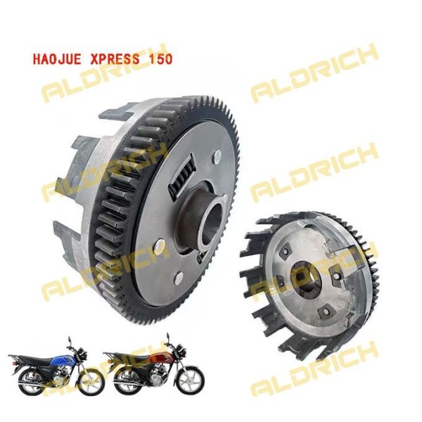 ALDRICH CLUTCH COVER - HAOJUE XPRESS - ADC12 Aluminum Alloy Engine Side Case