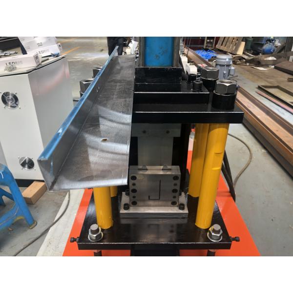 0.8mm Thickness Stainless Steel L Type Corner Angle Roll Forming Machine With PLC Control