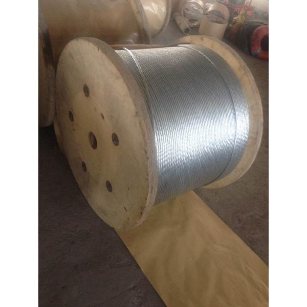 7x2.8mm CE Approved Galvanized Steel Cable , Hot Dip Galvanized Steel Wire For Fencing
