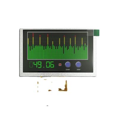 Transflective  5 Inch Tft Lcd Display Sunreadable RGB Interface 6H Viewing Angle