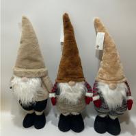 60cm Père Noël Noël Plush Jouet Décoration de Noël Ornements Thanksgiving Donner des cadeaux