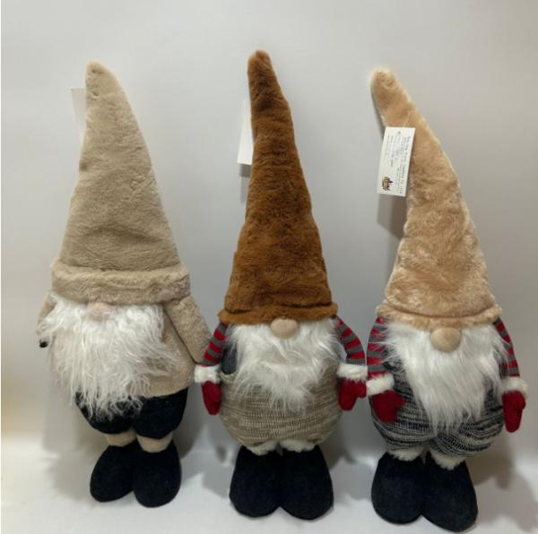 60CM Santa Claus Father Christmas Plush Toy Christmas Decoration Ornaments Thanks Giving Day Gifts