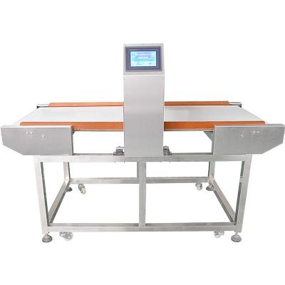 0-9 level Adjust Sensitivity Conveyor Belt Metal Detector Customized Size 7 inches LCD display