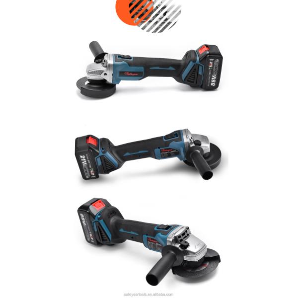 21V 4 Inch Electric Grinder 90 Degree Angle Grinder Brushless Motor Electric Powered Tools