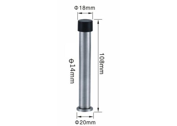 Assoalho de aço inoxidável dos acessórios da porta do hardware da mobília - parada de porta montada Sofa Legs moderno