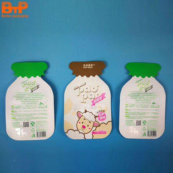 Aluminum Foil Bottle Pouch Bags Cosmetic Skincare Sample Sachet Plastic Bag