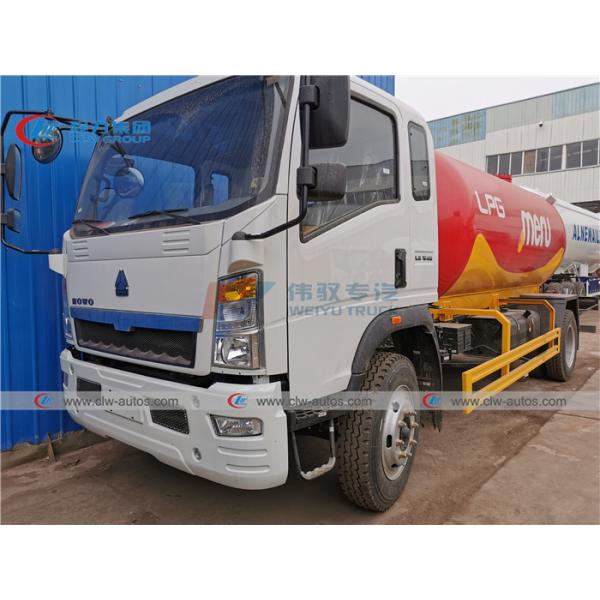 Sinotruk Howo 160HP 10cbm LPG Gas Tanker Truck