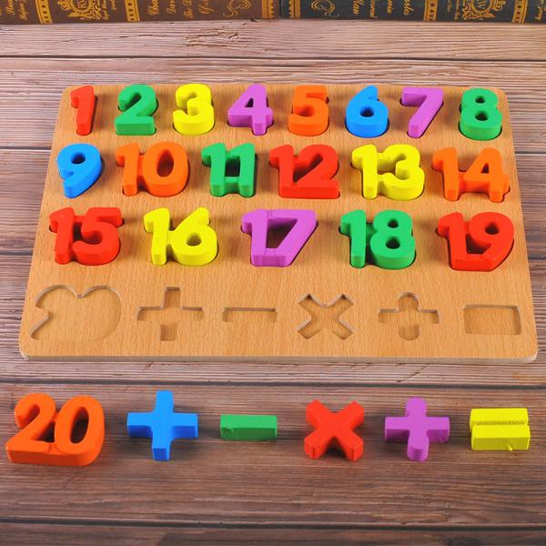 Sample Charge Free Wooden Alphabet and Number Puzzles for Educational Development