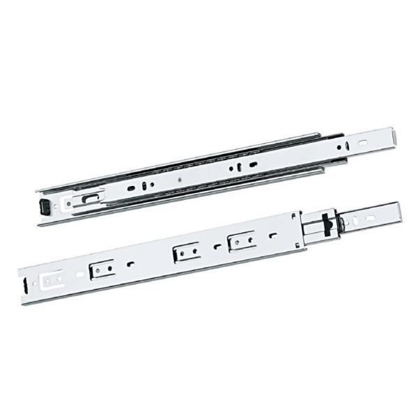 Funiture Ball Bearing Soft Close Drawer Slides / Self Closing Kitchen Drawer