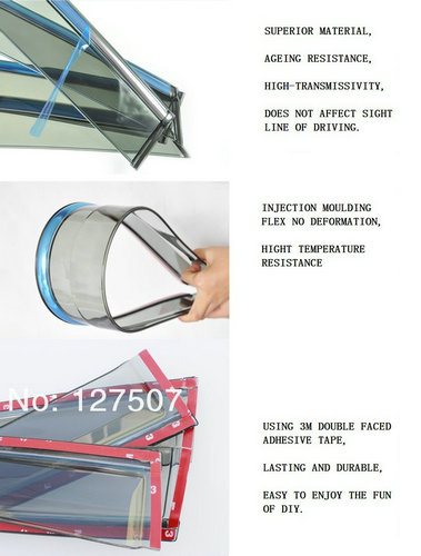 Hyundai IX45 New Santafe Car Window Visors Automotive Parts and Accessories