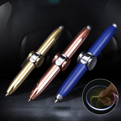 Multi-function Gel-Ink Fidget Spinner Pen Cube for Office Creative Anti-stress Toy