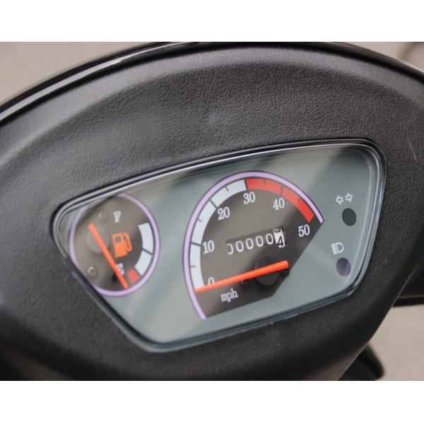 50cc Electric Moped Scooter , Aluminum Rear Rack Electric Scooter For Adults